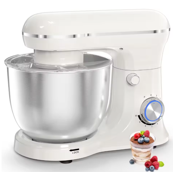 LoenVint Batidora Amasadora 1500W con Tazón de 6QT