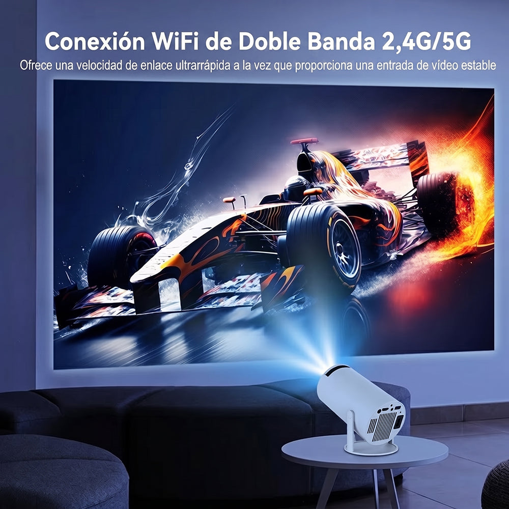 AciCifra Proyector Portátil HD Android 11 WiFi 6