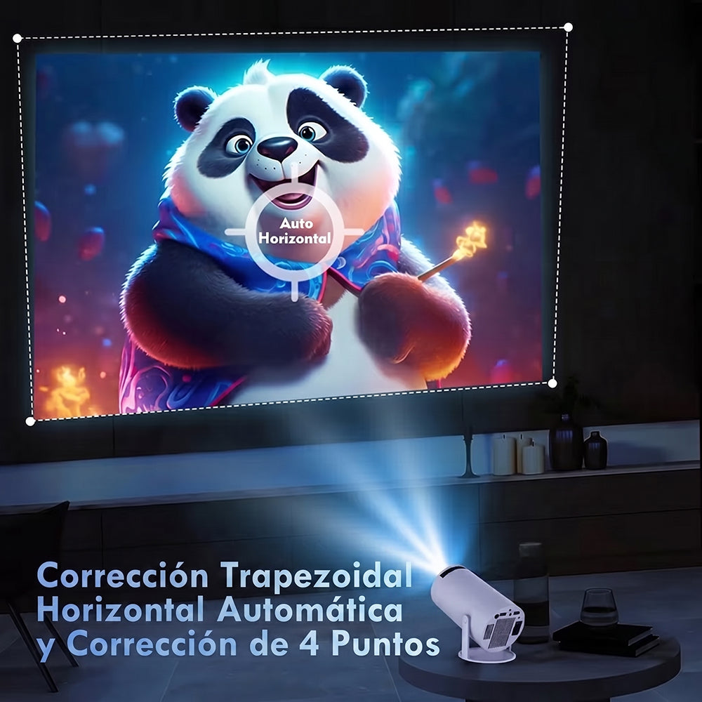 AciCifra Proyector Portátil HD Android 11 WiFi 6