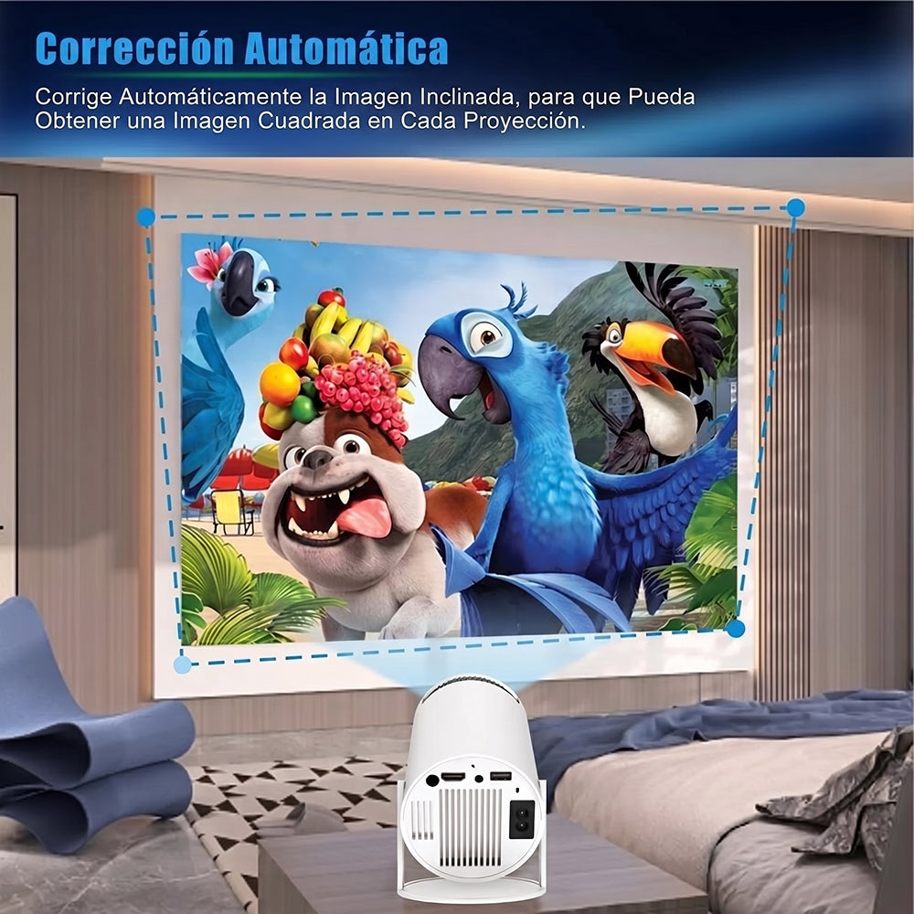 AciCifra Proyector Portátil HD Android 11 WiFi 6