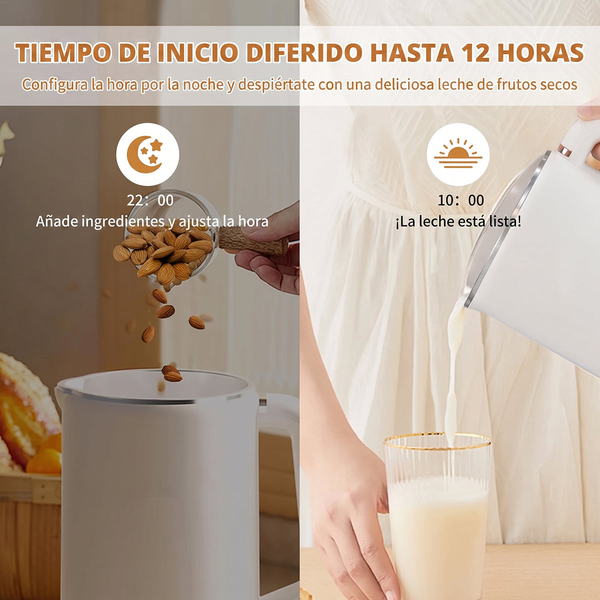 Acvaroña Máquina de Leche Vegetal Automática