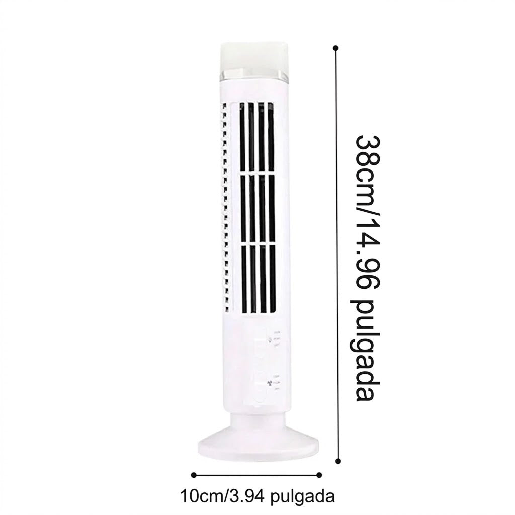 AlmíGuin Ventilador de Pie Sin Aspas Silencioso USB