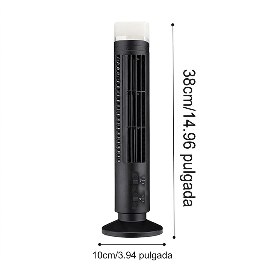 AlmíGuin Ventilador de Pie Sin Aspas Silencioso USB