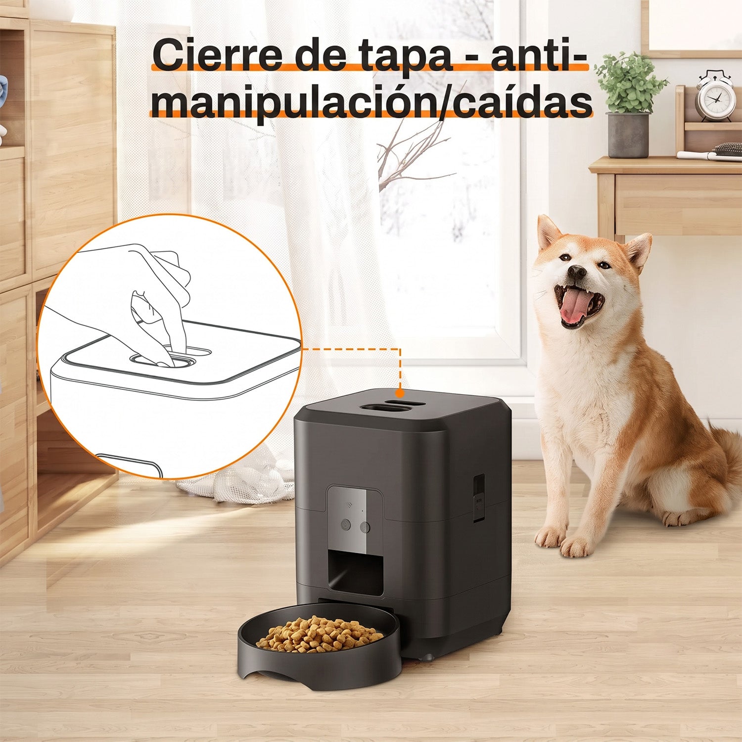 AmorDulco Comedero Automático WiFi para Mascotas
