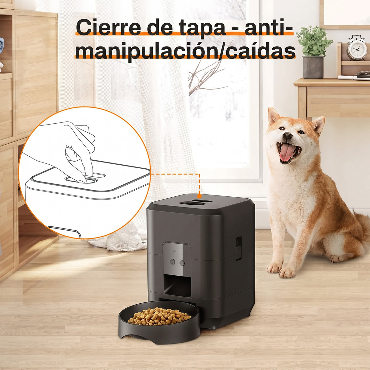 AmorDulco Comedero Automático WiFi para Mascotas