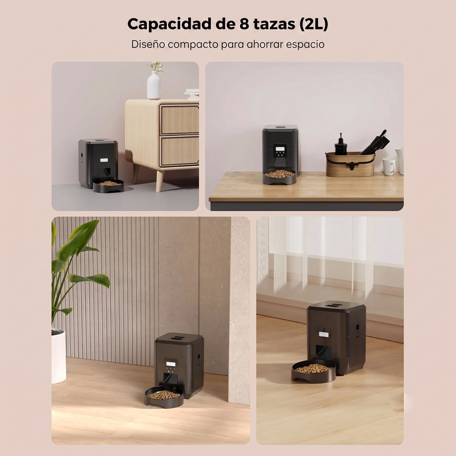 AmorDulco Comedero Automático WiFi para Mascotas