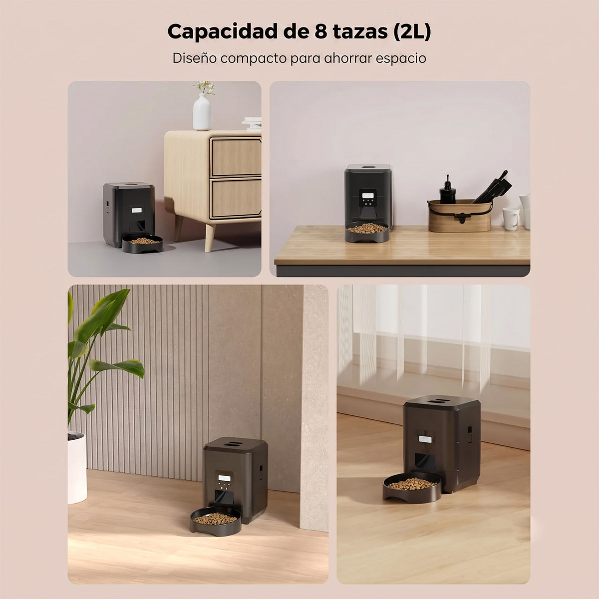 AmorDulco Comedero Automático WiFi para Mascotas