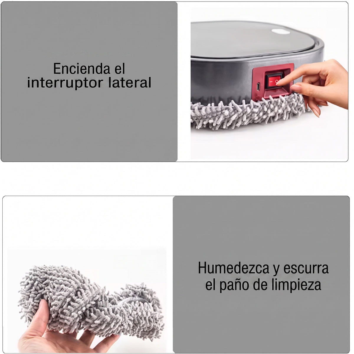 Robot Aspirador y Fregona Inteligente Anhereño | Limpieza Dual