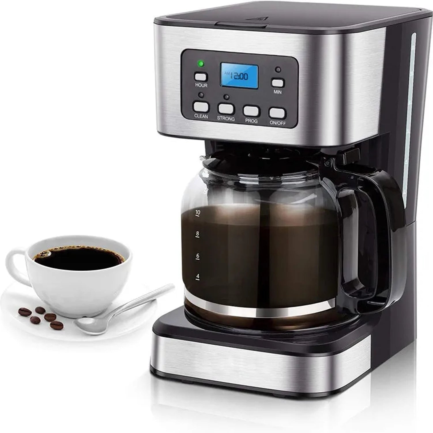 CatyFond Cafetera de Goteo Programable 1.5L