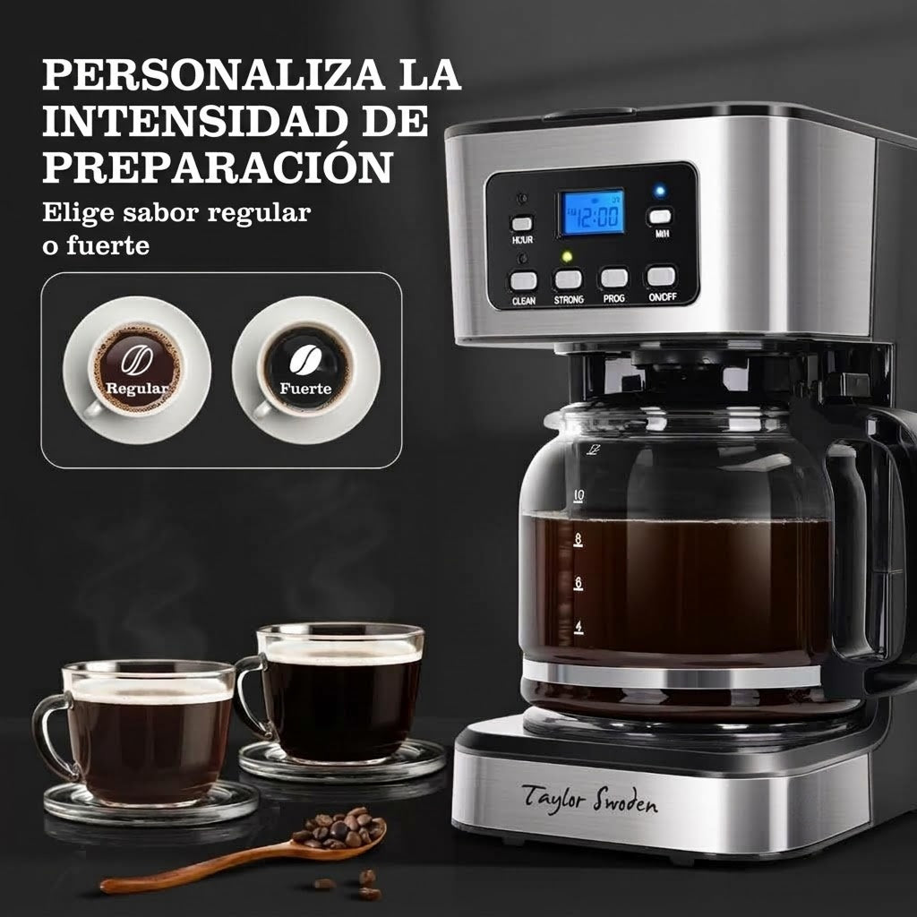 CatyFond Cafetera de Goteo Programable 1.5L