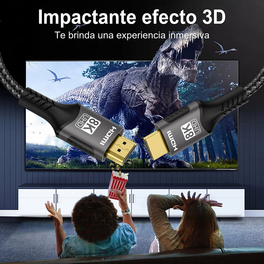 Cable HDMI 2.1 Ultra Rápido 8K DuResuello 48Gbps