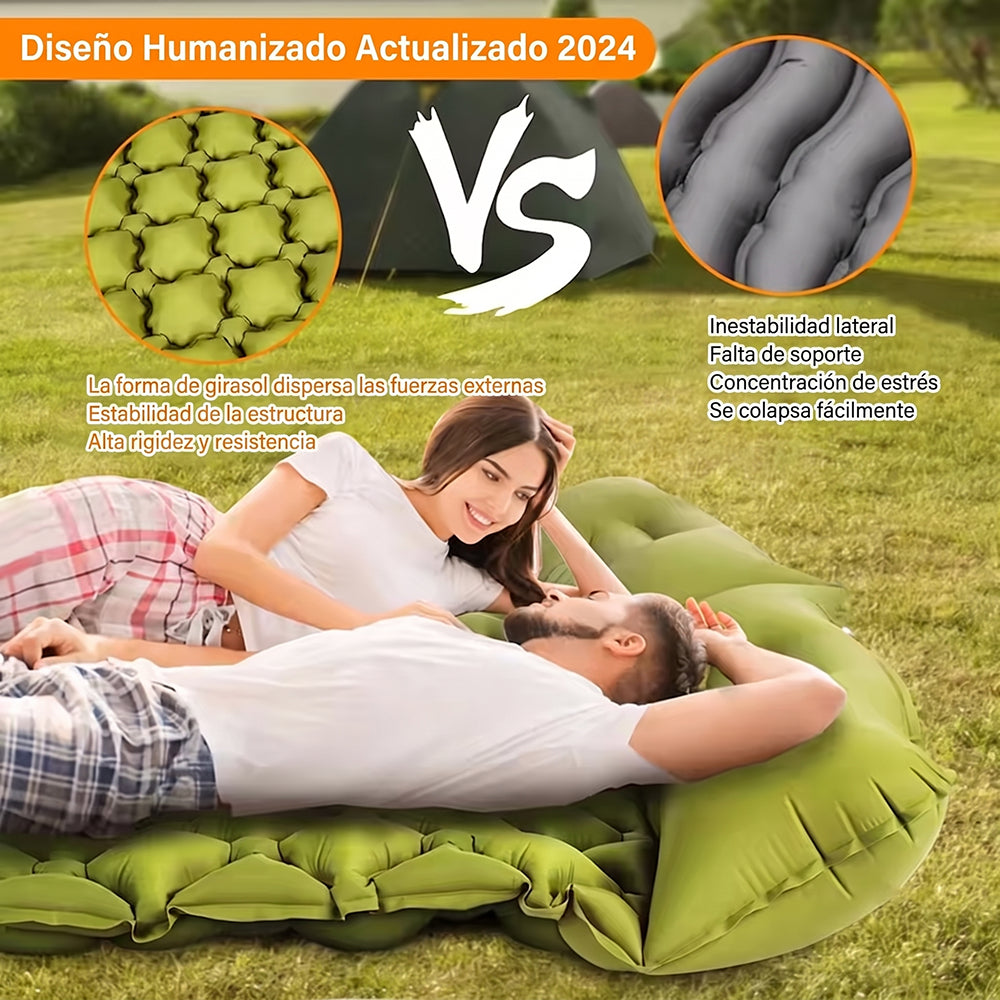 EspliHera Colchón Hinchable Doble de Camping para Parejas