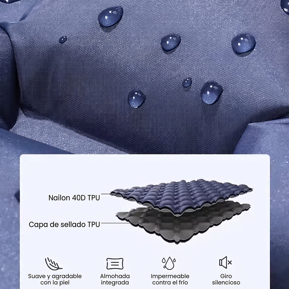 EspliHera Colchón Hinchable Doble de Camping para Parejas