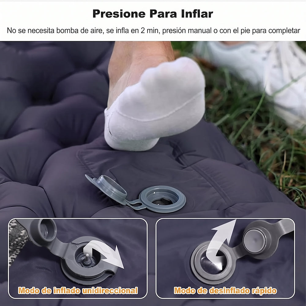 EspliHera Colchón Hinchable Doble de Camping para Parejas