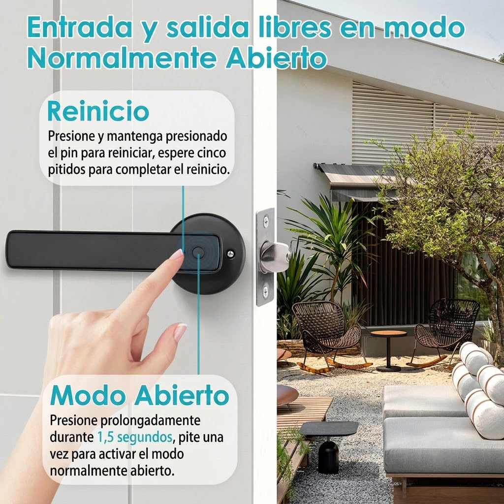 Cerradura Inteligente Automática Estrotaño 5 en 1