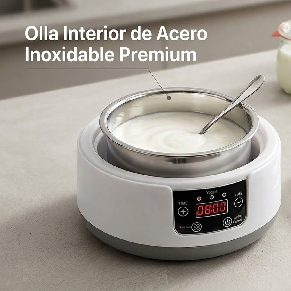 FresDaci Yogurtera y Fermentadora 3 en 1 Automática