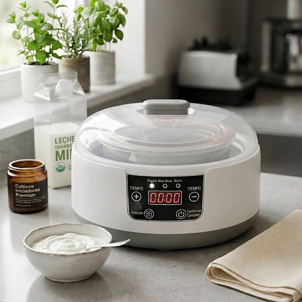 FresDaci Yogurtera y Fermentadora 3 en 1 Automática