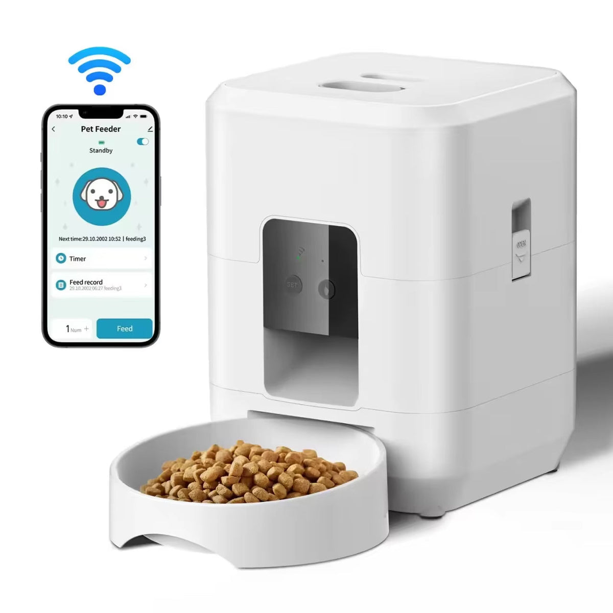 AmorDulco Comedero Automático WiFi para Mascotas