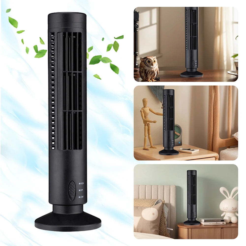 AlmíGuin Ventilador de Pie Sin Aspas Silencioso USB