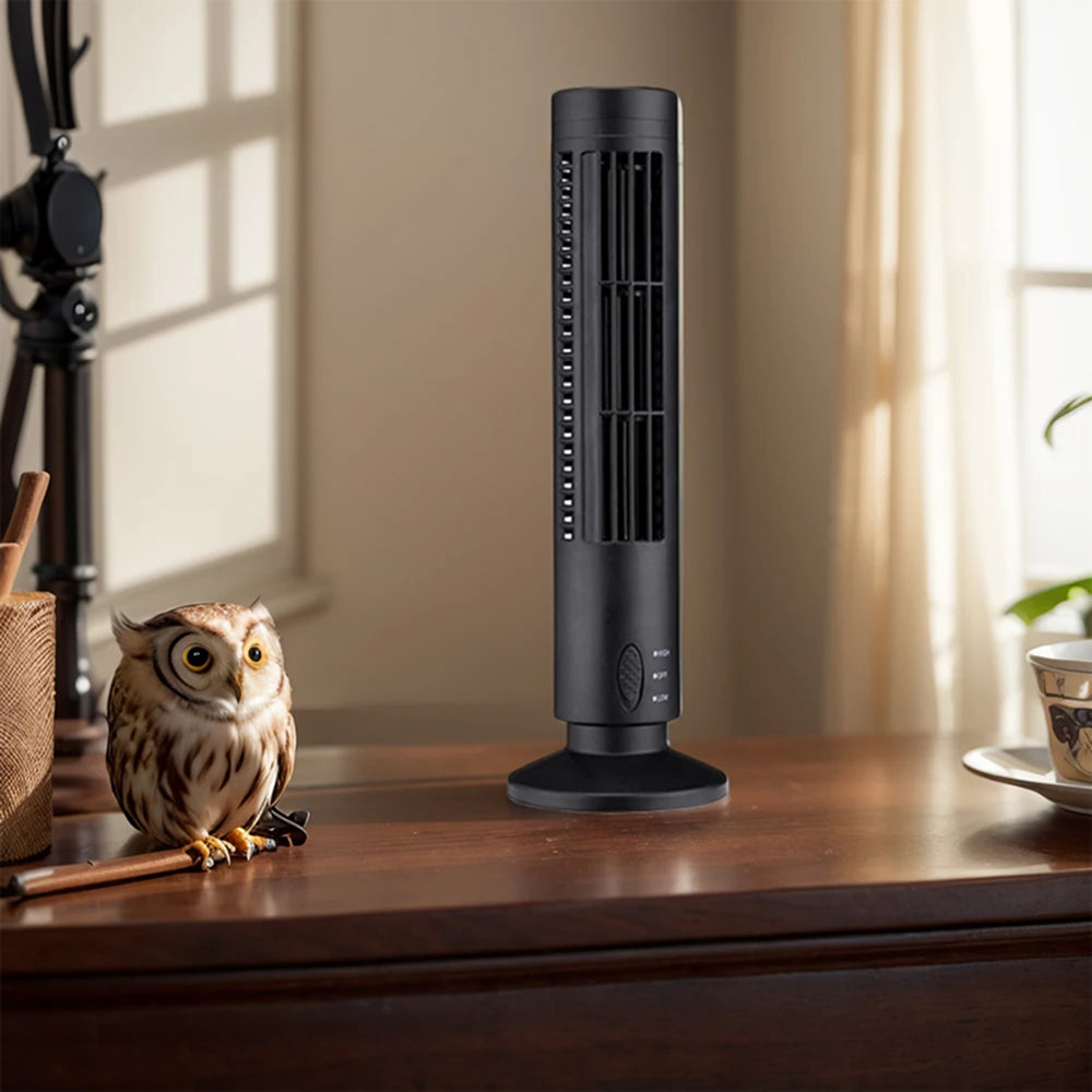 AlmíGuin Ventilador de Pie Sin Aspas Silencioso USB