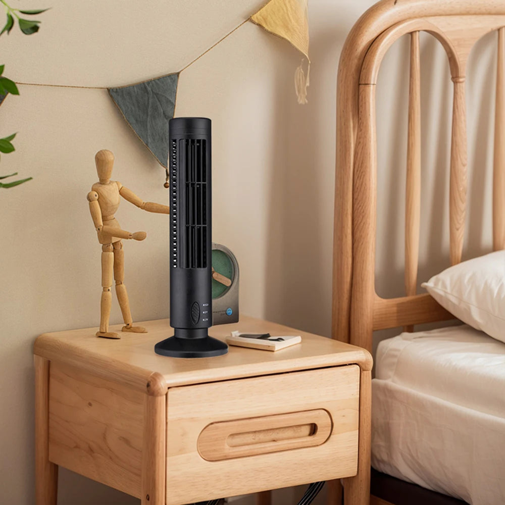 AlmíGuin Ventilador de Pie Sin Aspas Silencioso USB