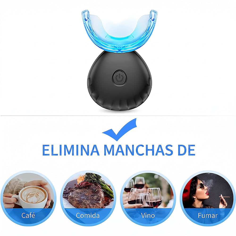 Peinebijo Kit de Blanqueamiento Dental con Luz LED y Gel 35%
