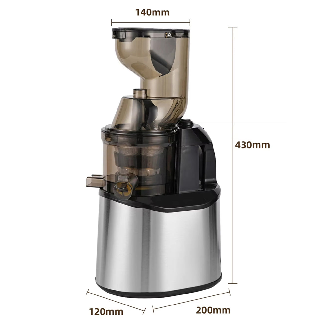 Licuadora en Frío de Prensado Lento 50 RPM Roblevés