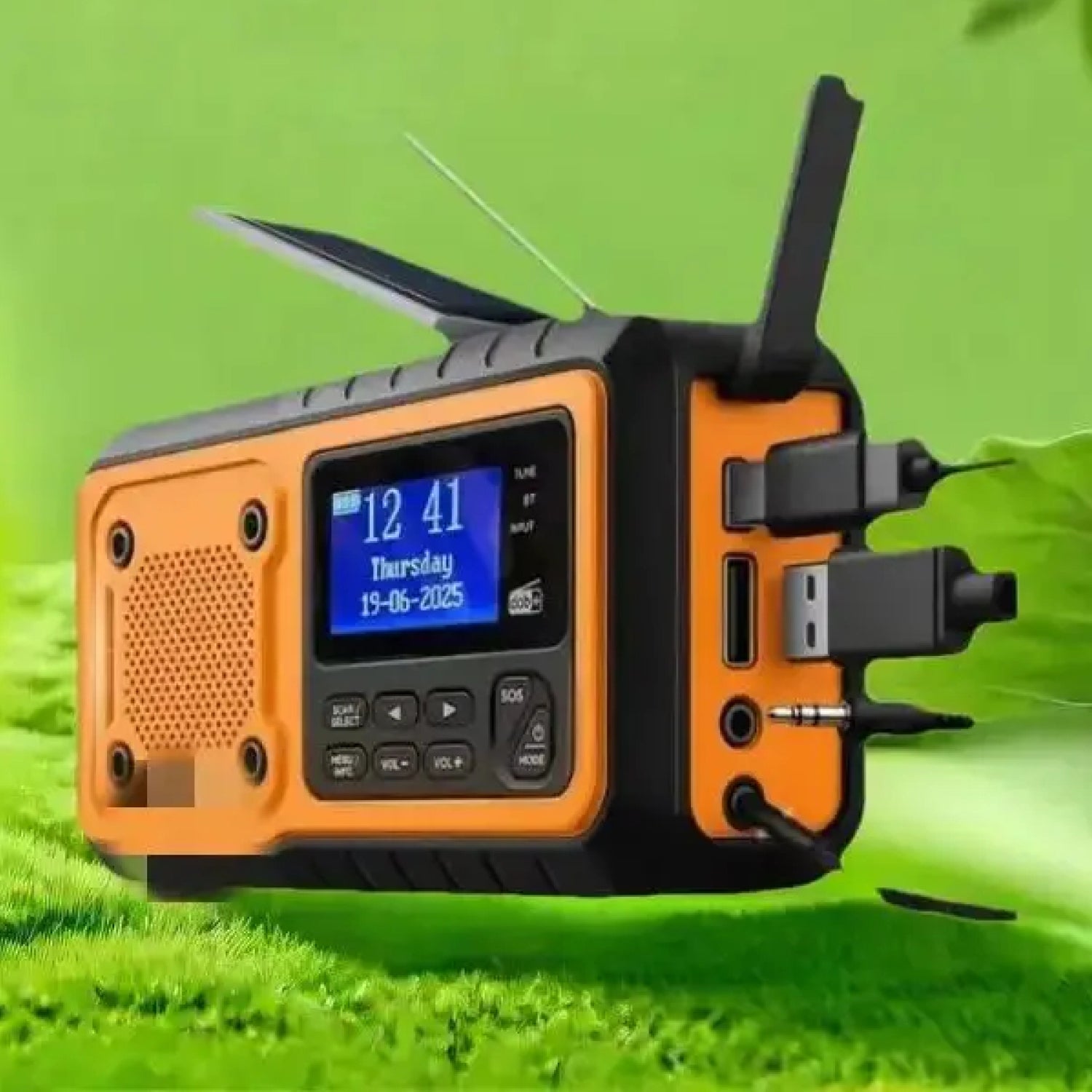 Razóvilla Radio Digital DAB de Emergencia y Batería 5000mAh
