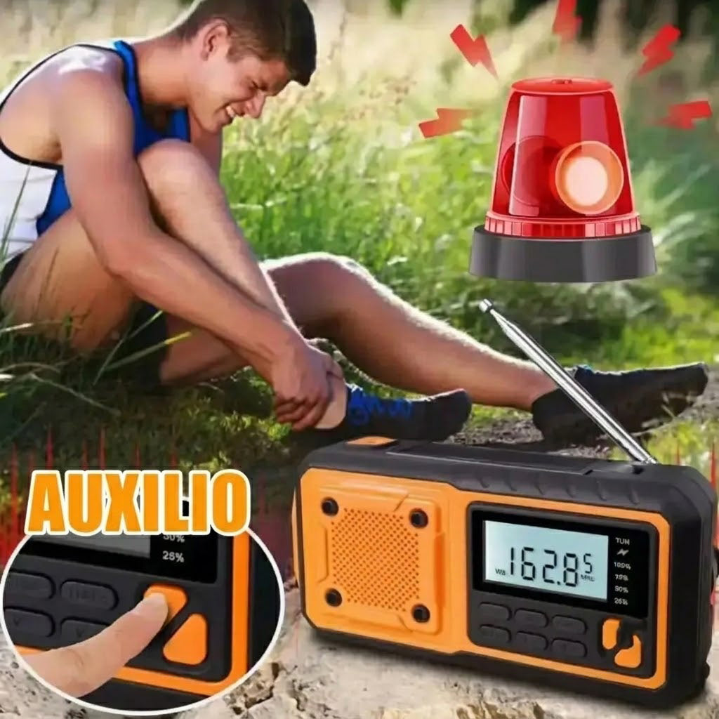 Razóvilla Radio Digital DAB de Emergencia y Batería 5000mAh