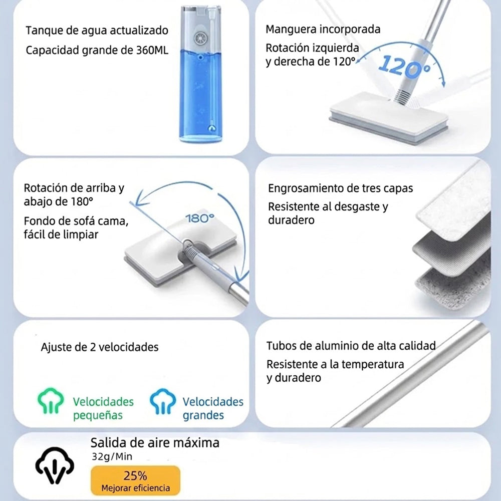 Mopa a Vapor Yunroño | Limpieza y Desinfección Ecológica