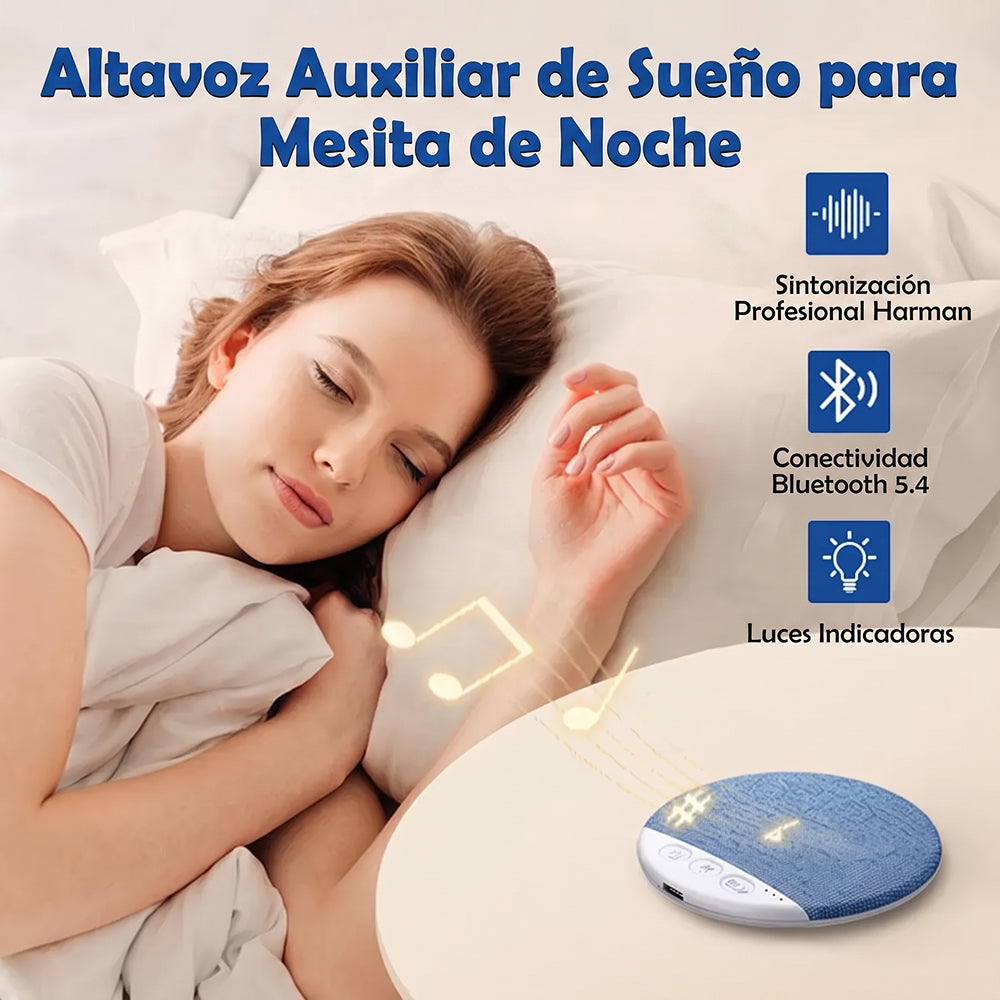 Zahoterí Altavoz para Almohada con Audio Harman y Ruido Blanco