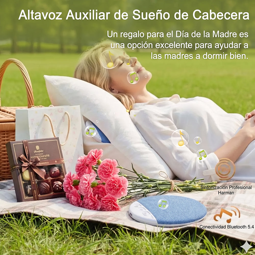 Zahoterí Altavoz para Almohada con Audio Harman y Ruido Blanco